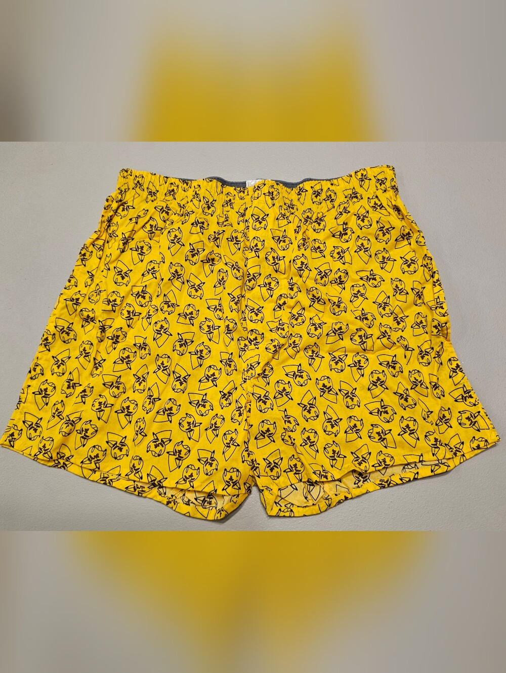 Pokemon Pocket Monsters Japan Pikachu Boxer Shorts - Size Large